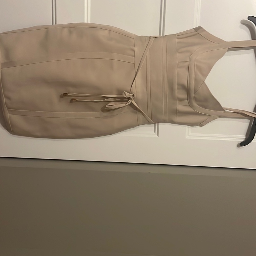 Bando Tan Dress